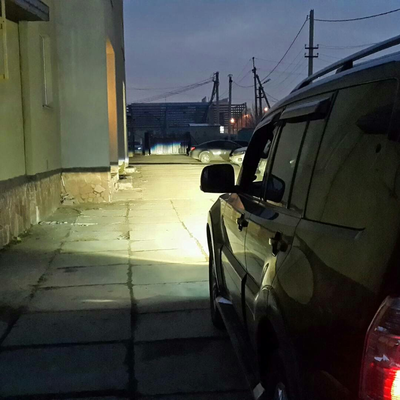Замена штатных Линз Pajero 4